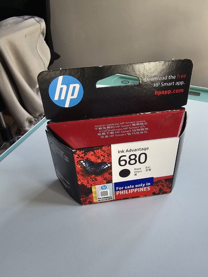 HP INK 680 Black (Category: Printers, Scanners & Copiers) located in Quezon City. Submitted by asoonie (Listing ID 1468289334, Image 3). Description: Original HP 680 Black Ink, unopened, brand new. RFS - changed printer Shippinng c/o buyer.