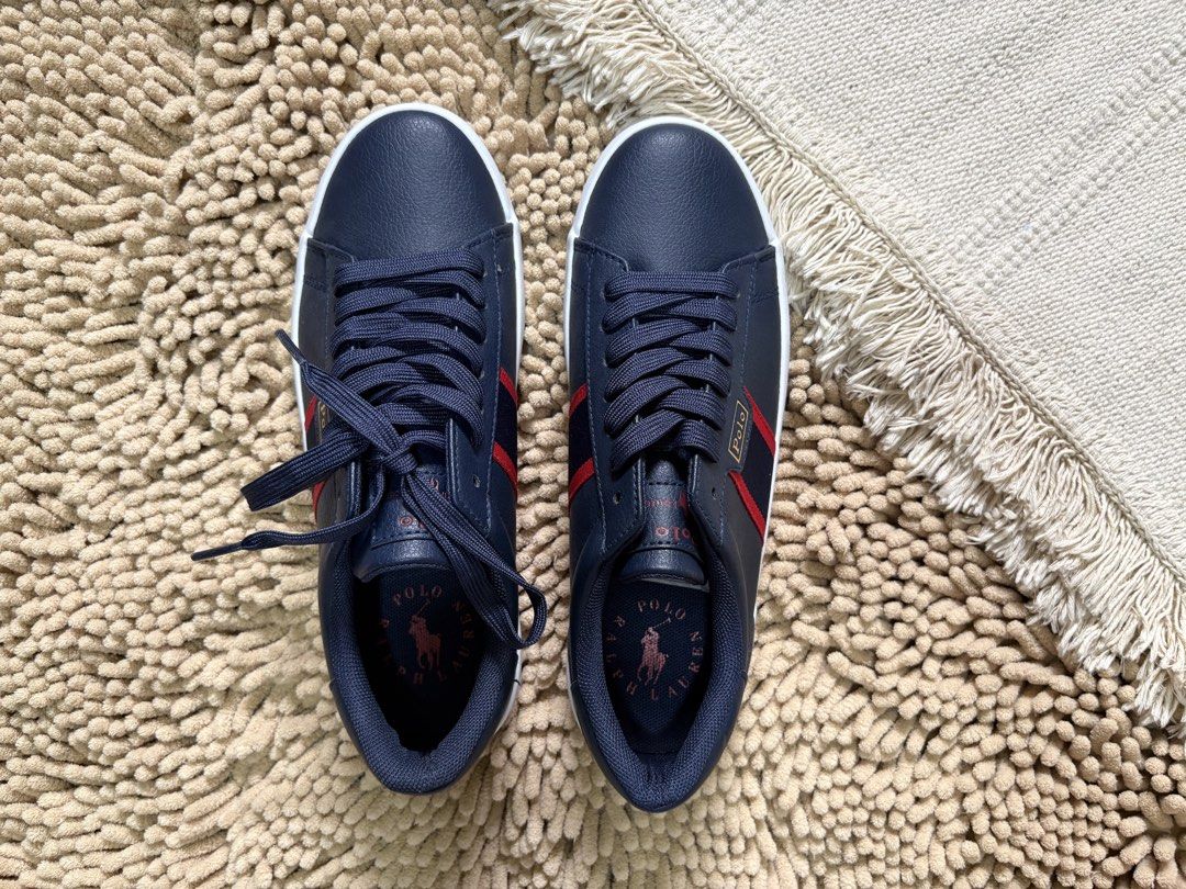 Imported POLO Ralph Lauren Sneakers Leather (Category: Babies & Kids Fashion) located in Quezon City. Submitted by heartshop.ph (Listing ID 1468284342, Image 1). Description: Best fit Teens Euro 37 Can also fit an adult slim feet size 5.5 or 6.