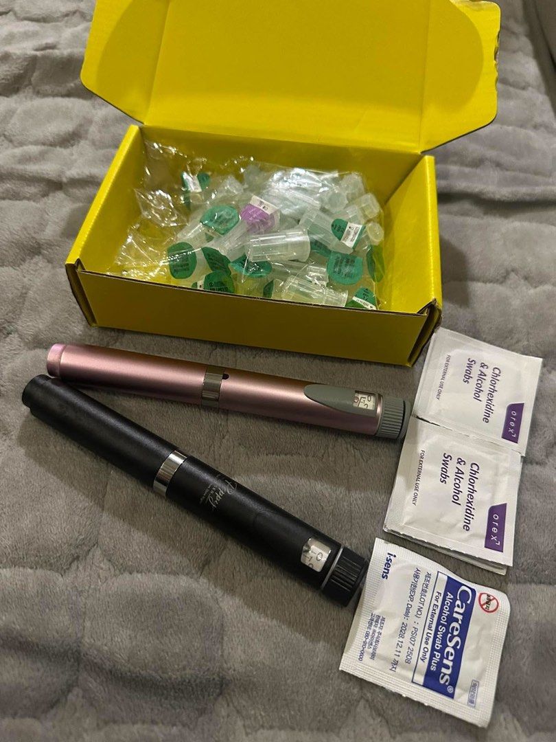 Insulin or Peptide Pen (Category: Medical Supplies & Tools) located in Malabon City. Submitted by catrain25 (Listing ID 1468420394, Image 2). Description: Insulin or Peptide Pen Free Needle and Cartridge ₱1,700 if take both ₱900 each 📍Malabon. Jnt or Lalamove.
