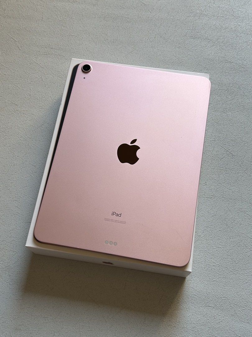 iPad Air 4th Gen 64GB Pink (Category: Laptops & Notebooks) located in Quezon City. Submitted by apple__avenue (Listing ID 1468294851, Image 2). Description: Selling iPad Air 4th Gen, 11-inch, 64GB, & Pink. Complete inclusions with Box, Manuals, Cord, Power brick. Installed with screen protector and free case Meetups: Manila, Qc, SM North, Fairview, Cubao, Marikina and nearbys Shipping via LBC COD/COP & Lalamove/Grab.