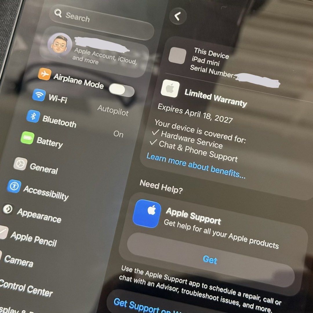 iPad Mini 7th Gen (A17 Pro) 256GB - WiFi (Category: iPad) located in Quezon City. Submitted by fliabrnvo (Listing ID 1468320134, Image 3). Description: iPad mini (A17 Pro) Wi-Fi Space Grey 256gb Smooth condition Cycle count: 57 Warranty until: April 18, 2027.