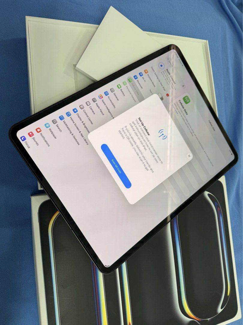 Ipad Pro M5 Chip 256gb 13inch Wifi Cellular (Category: iPad) located in Manila. Submitted by johnlucas31 (Listing ID 1468445597, Image 3). Description: Available ❗️❗️❗️ Ipad Pro M5 Chip 256gb 13inch Wifi Cellular 100 battery health 57 cycle count only With box same imei and original charger No hidden issue With Apple Warranty check all you want Pm for sure buyer📩.