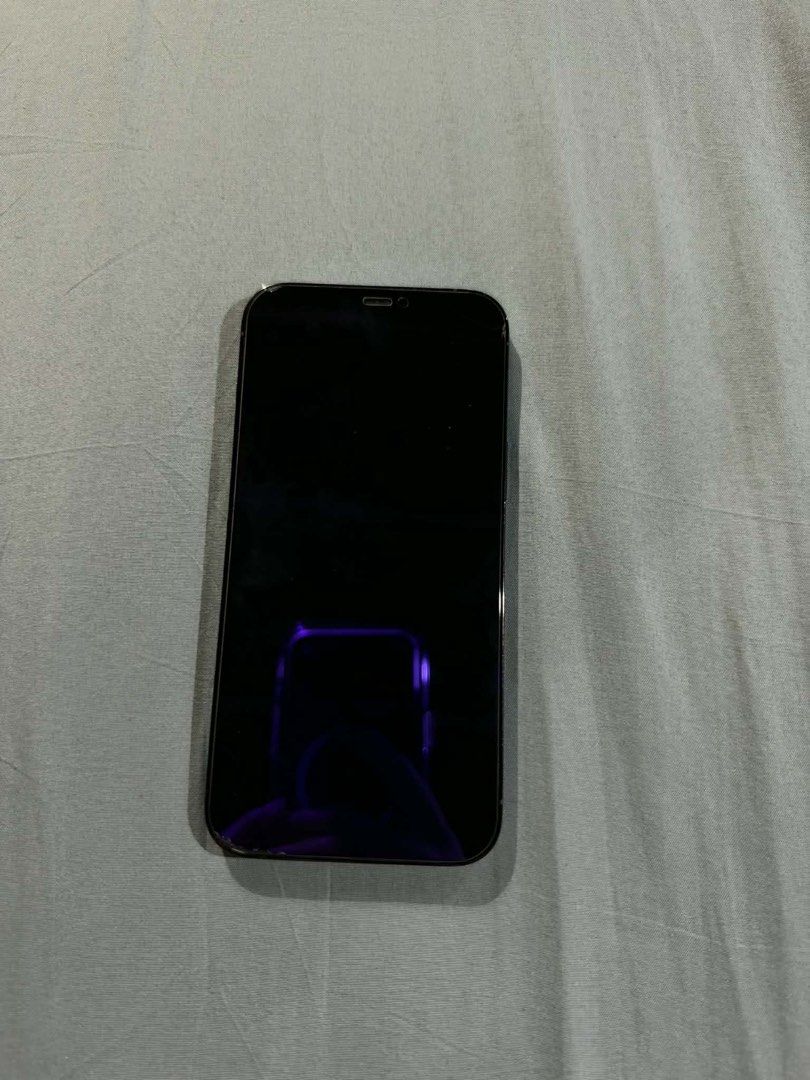 Iphone 12 Pro Max Pacific Blue (Category: iPhone 12 Series) located in Obando. Submitted by pepperooshop (Listing ID 1468459524, Image 2). Description: - Model: iPhone 12 Pro Max - Storage: 128GB - Color: Pacific Blue - Condition: Pre-owned, well-maintained, clean screen and back body as shown in photos - Features: Triple camera system, large OLED display, premium glass and stainless steel design - Meetup -Price still negotiable.