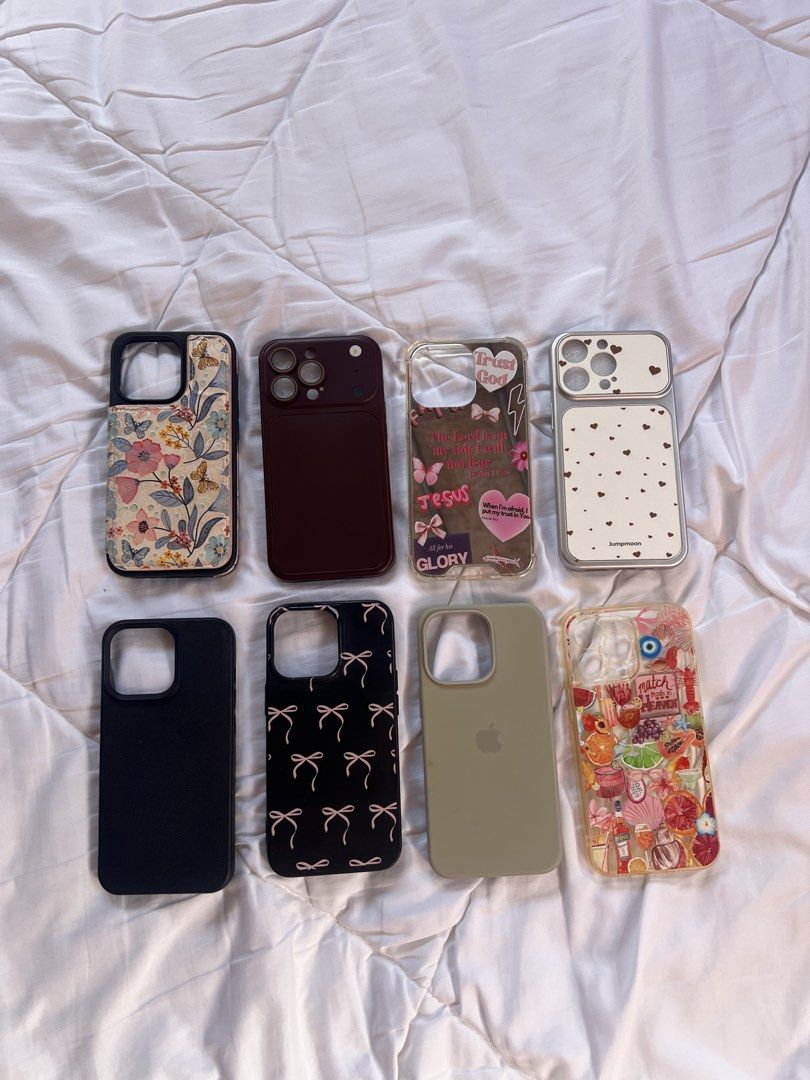 Iphone 13 pro Case bundle (Category: Cases & Sleeves) located in Santa Rosa. Submitted by dailyjane (Listing ID 1468316229, Image 1). Description: Some are bnew and like new and slighty used FREE SHIPPING THRU JNT COURIER.