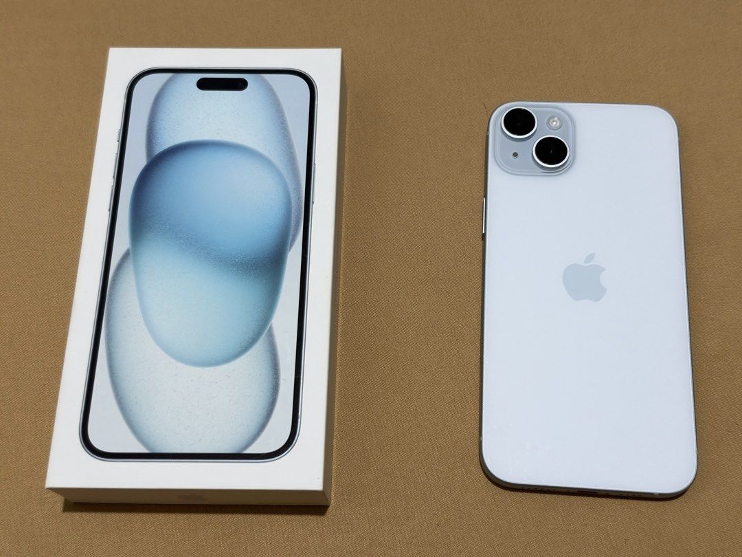 Iphone 15 Plus (128gb) (Category: iPhone 15 Series) located in Makati City. Submitted by nik0535 (Listing ID 1468419869, Image 2). Description: Iphone 15 Plus (Blue) Openline 128gb With Original Cord (unused) 85% battery health With free cases Rfs: Upgrade PRICE 30,000 MODE OF PAYMENT: Gcash/Maribank: Bank transfer Meet up around BGC or pick up on my location .