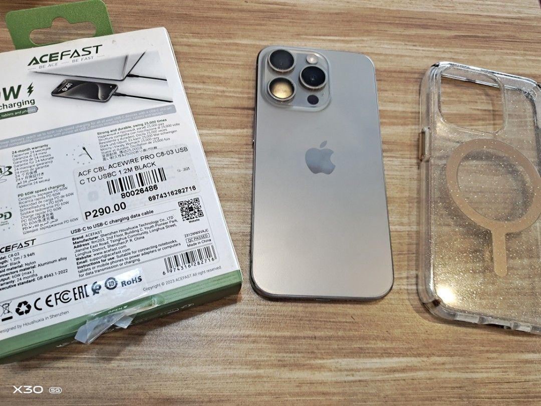Iphone 15 PRO (Category: iPhone 15 Series) located in Manila. Submitted by jamesbenri13777 (Listing ID 1468319425, Image 1). Description: NOT RUSH IPHONE 15 PRO FACTORY UNLOCKED LL/A VARIANT MAKINIS PA SA OWNER ORIG BATT 85% REPLACED LCD GENUINE UNLI TEST WITH TRUETONE WITH FACE ID NO ISSUE UNLI CHECK UNLI RESET 32,500 Negotiable sa sure taker pass sa kwento pass sa buy and sell pass sa buraot .