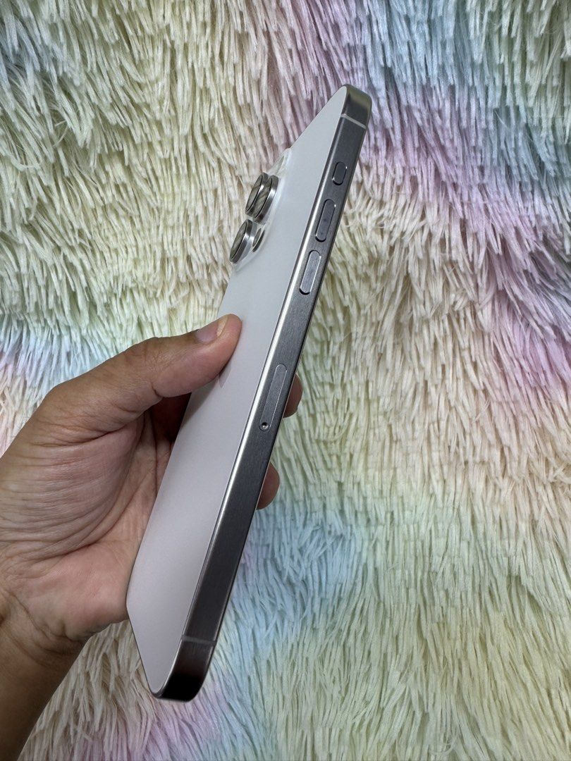 iPhone 15 pro max (512gb) Replaced Batt. (Category: iPhone 15 Series) located in Manila. Submitted by arzillah (Listing ID 1468397366, Image 2). Description: iPhone 15 Pro max 512gb 100% bh 13 cycle count Factory unlock Ntc approve Slightly use Honest issue: Replaced Battery All working Open for COD/COP + SF Manila area (sameday delivery) Province area (via LBC) required DP to avoid cancellations Physical store: Greenhills Shopping Center, 2ndflo