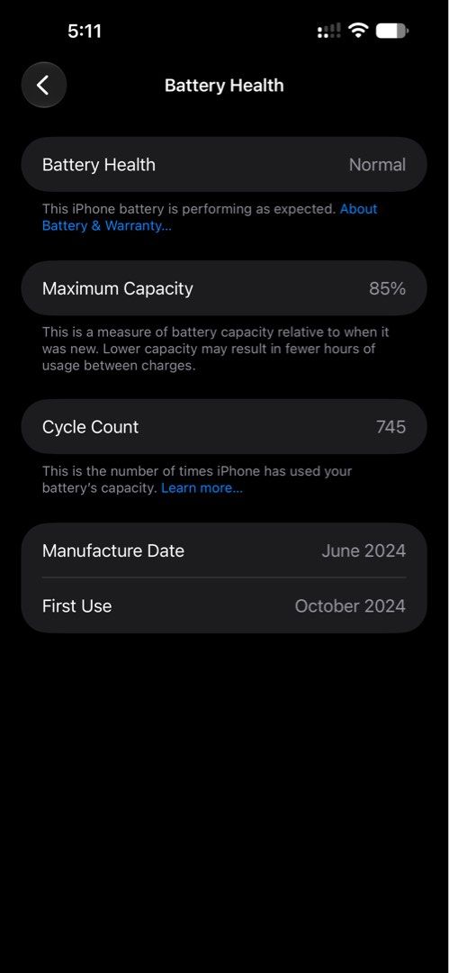Iphone 15 PROMAX (Category: iPhone 15 Series) located in Manila. Submitted by renrenreee11069 (Listing ID 1468363080, Image 2). Description: Iphone 15 PROMAX (256GB) Smart locked 85% battery health With free cases and original box Network locked (Smart) .