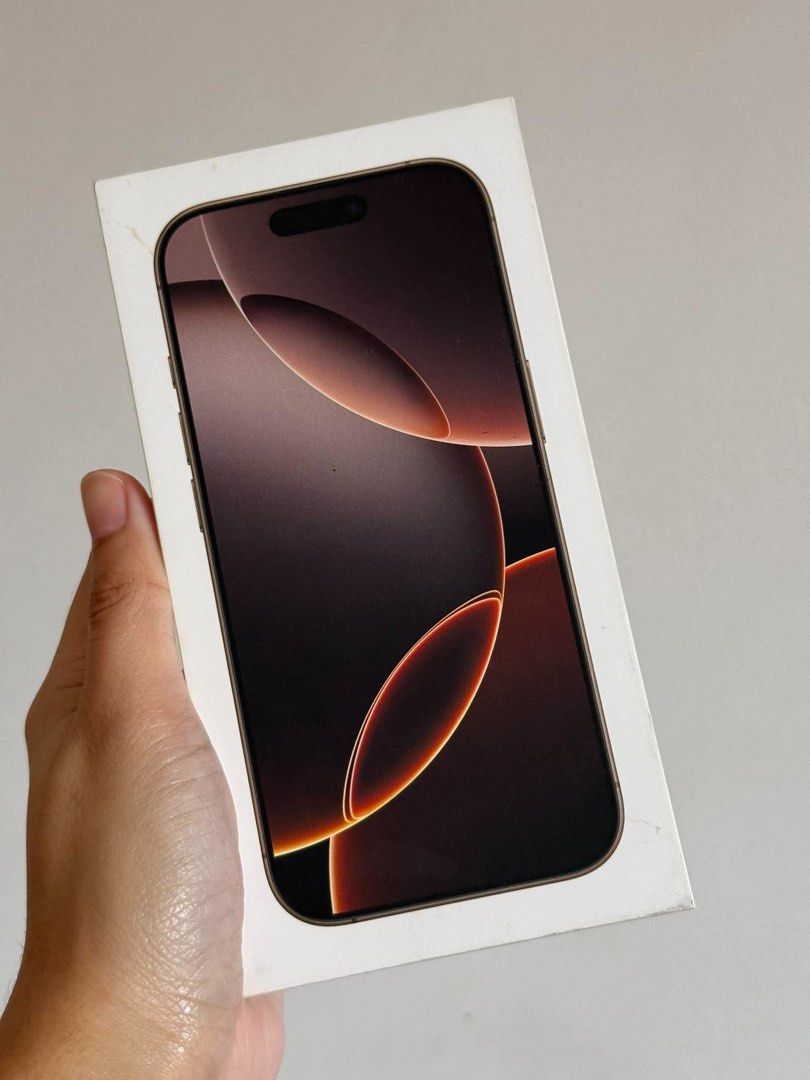 Iphone 16 pro 256 gb - Desert Titanium (Category: iPhone 16 Series) located in Manila. Submitted by jdees_ (Listing ID 1468326518, Image 1). Description: Bought it from PowerMac Last year Inclusions : - Original cord & sim ejector - BH 87% - No scratches & dents.