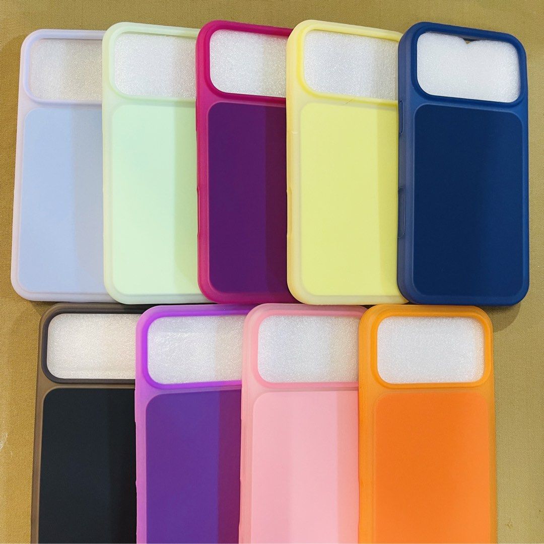 Iphone 17 Pro Max / 18 Pro Max Case (Category: Cases & Sleeves) located in Mandaluyong City. Submitted by co.case (Listing ID 1468433966, Image 1). Description: ₱180 each Silicone ₱200 each Colorful Glass.