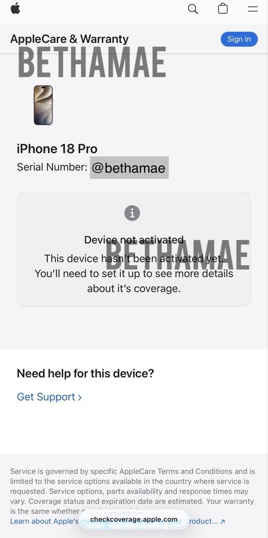 iPhone 18 PRO 256GB (Category: iPhone 18 Series) located in Malabon City. Submitted by betamey (Listing ID 1468412635, Image 3). Description: Selling iPhone 18 pro 256gb - burgundy Brand New Local Release- From Abenson with receipt ₱89,999 below SRP from (₱95,000) Location: Meet up Sm Grand Central.