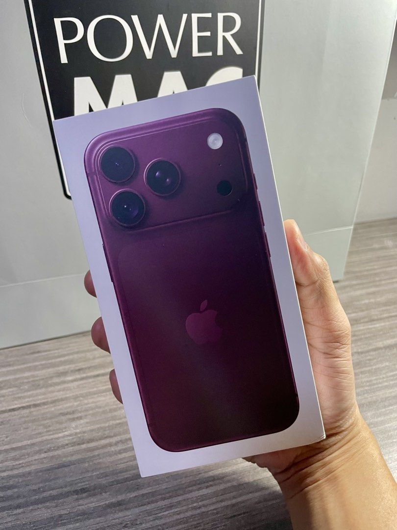 Iphone 18 Pro 256gb NTC approved (Category: iPhone 18 Series) located in Manila. Submitted by jonn1 (Listing ID 1468420018, Image 1). Description: - Apple iPhone 18 Pro - Storage: 256GB - Color: Burgundy - NTC Approved (Local Unit), - NOT HK Variant - bought from power mac center - price lower than SRP (more savings) - Brand New, Sealed in Box - Inclusions: Original packaging with USB-C charge cable and accessory bundle - will include freebies fr