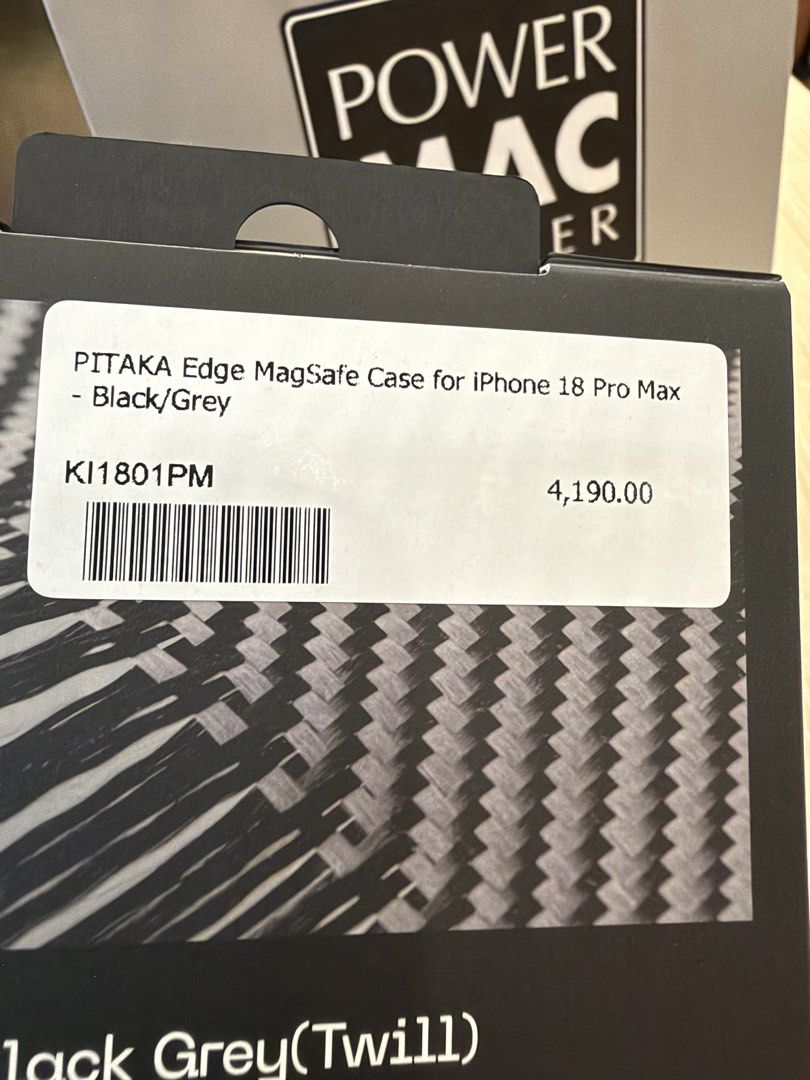 iphone 18 pro max pitaka case brand new from Powermac (Category: Cases & Sleeves) located in Famy. Submitted by crossover14 (Listing ID 1468325880, Image 2). Description: Srp as shown in photo is 4190 selling for only 3390 brand new. Instant 800 discount guaranteed brand new and original from Powermac Meetup pickup sm north edsa.