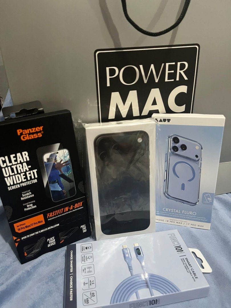 iPhone 18 promax 256 gb (black) (Category: Cases & Sleeves) located in Quezon City. Submitted by arianavelez (Listing ID 1468418082, Image 1). Description: Brandnew/Sealed (with freebies from PMC) NTC/Factory unlocked 1 year warranty upon activation P97,500(Negotiable) 📍Tangang Sora, Quezon City (meet up w/in MM).