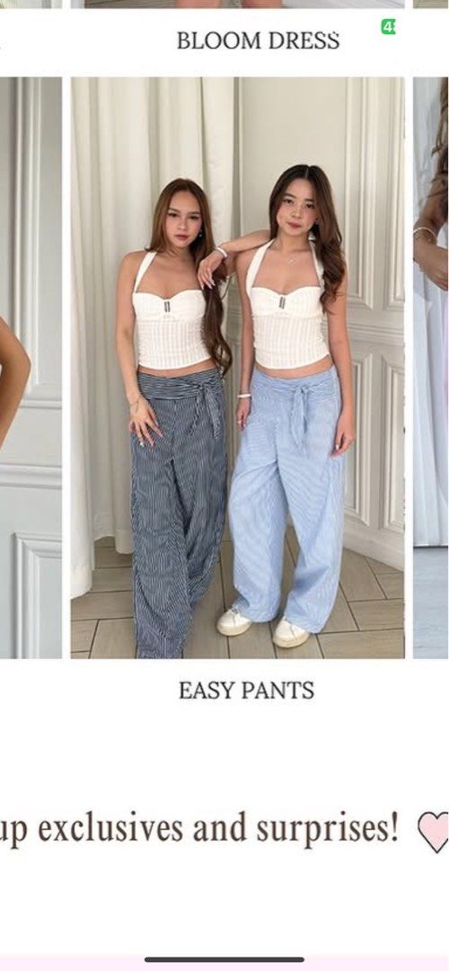 Isa the Label Easy pants (Category: Other Bottoms) located in Manila. Submitted by jellyblly (Listing ID 1468307551, Image 3). Description: small loc:mnl.