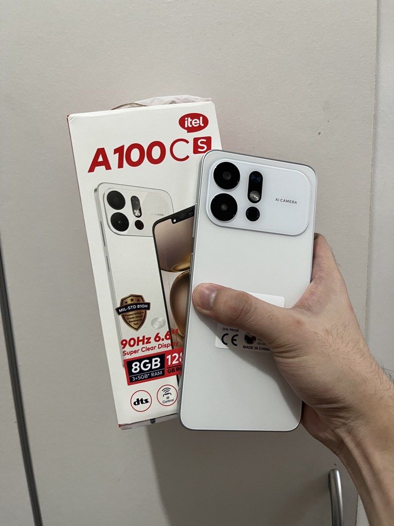 Itel A100Cs 64GB (Category: Android Others) located in General Trias. Submitted by iiamjh (Listing ID 1468350358, Image 2). Description: ‼️FOR SALE RUSH : ITEL A100CS 64GB-NOW ₱4000 only ‼️ INCLUSIONS: ITEL A100C s 64GB Original ITEL Box✅ V Original Charger & USB Cable✅ w Case ✅ Paper Manuals ✅ *CONDITION & DETAILS: Bought: September (2026) Unit is complete with box & accessories ✅ Great for daily use ✅ PRICE: ₱4000 loc: cavite pm me if intereste