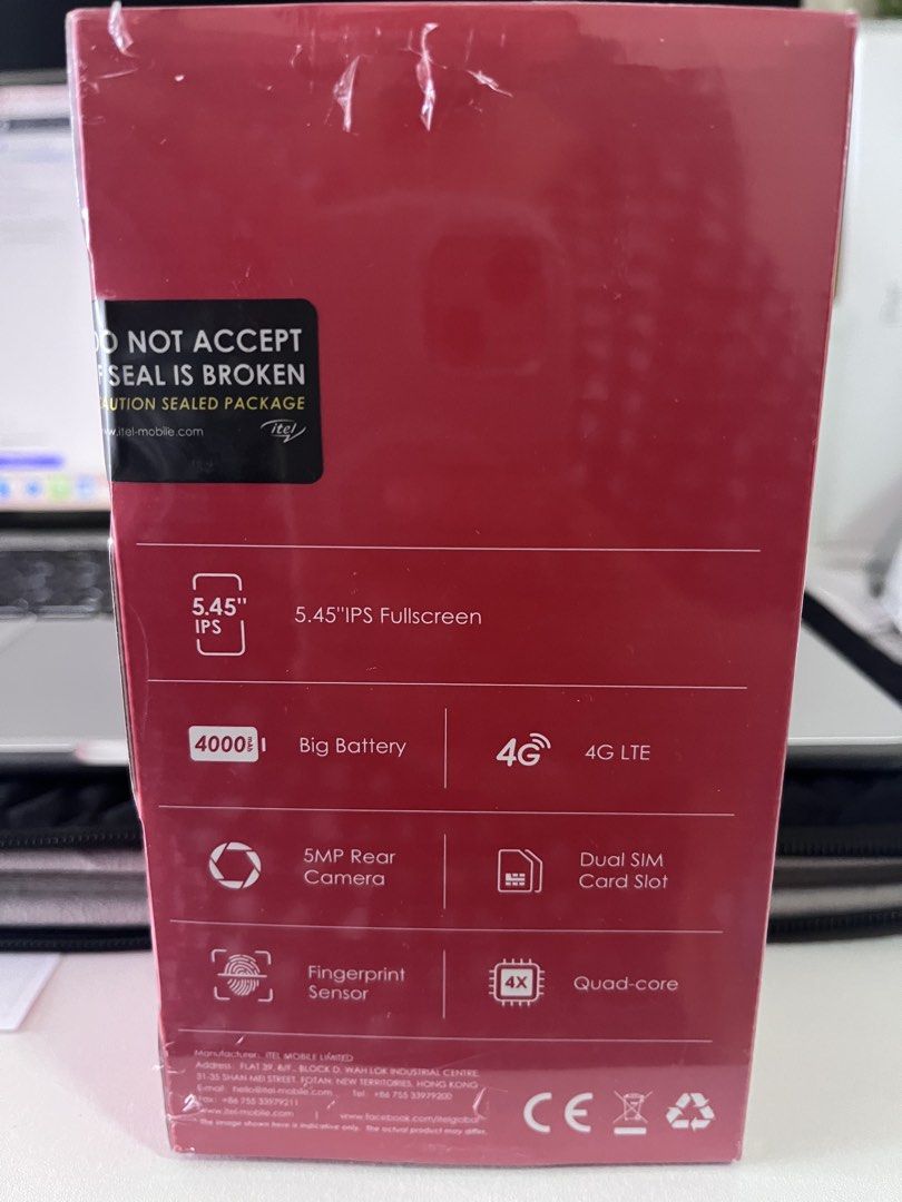 Itel A27 phone (Category: Other Mobile & Gadget Accessories) located in Manila. Submitted by shiellapreloved (Listing ID 1468313253, Image 2). Description: Sealed and never opened. Rfs - I don’t need a new phone. Napanalunan lang sa raffle. Selling below market price. Price still negotiable. .