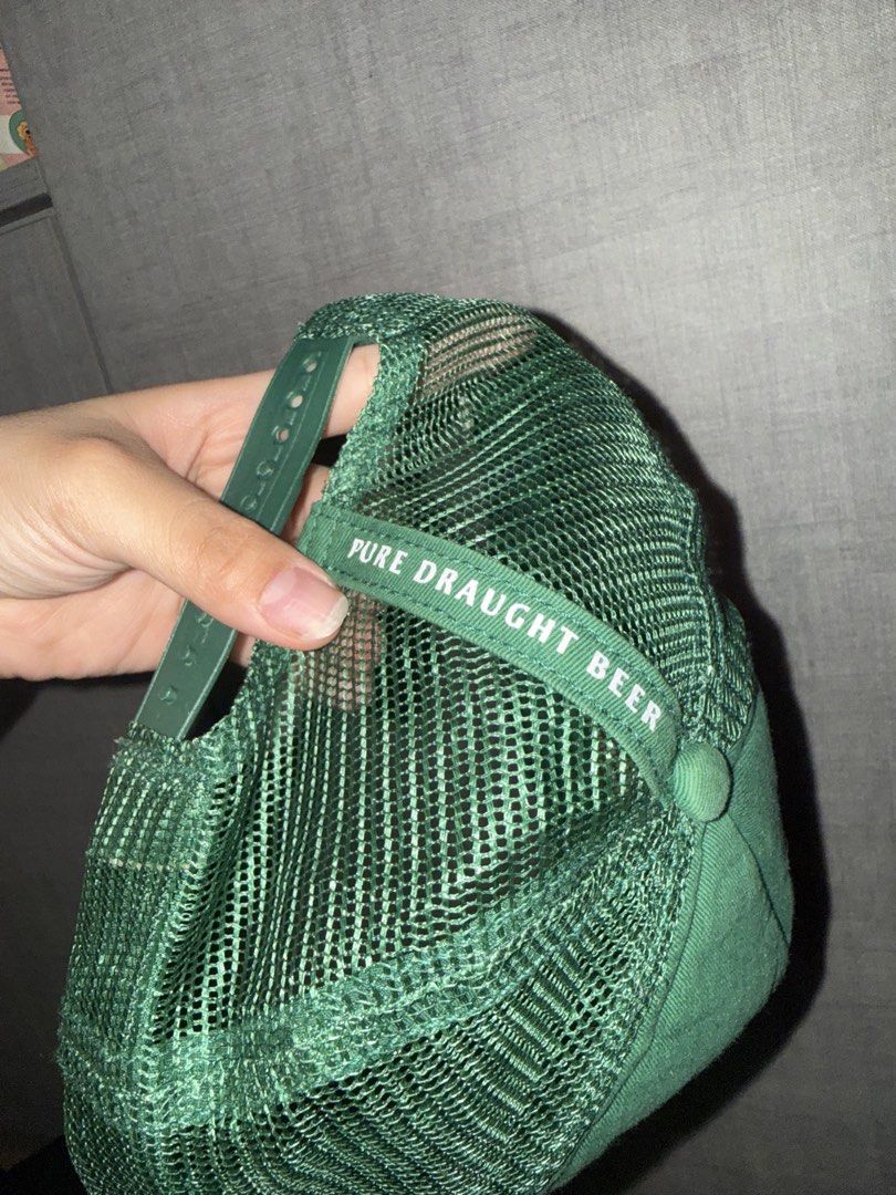 JAMES BOAG’S DRAUGHT BEER TRUCKER CAP – GREEN (Category: Caps & Hats) located in Las Pinas. Submitted by coolthreadz (Listing ID 1468402338, Image 3). Description: 🧢 JAMES BOAG’S DRAUGHT BEER TRUCKER CAP – GREEN 🏷️ Brand: James Boag’s 🧢 Style: Vintage-Style Mesh Trucker Cap 🎨 Color: Green / White / Yellow 📏 Size: Free Size (Adjustable) 🔖 Design: Embroidered James Boag’s Draught Logo ✨ Condition: Very Good / Preloved * Classic green trucker 