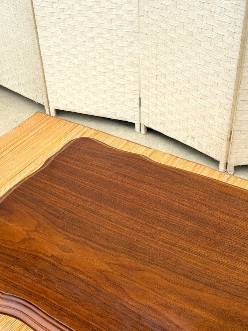 JAPAN SURPLUS ELEGANT DESIGN CENTER TABLE IN GOOD CONDITION (Category: Tables & Sets) located in Bulacan. Submitted by monmon555 (Listing ID 1468440504, Image 3). Description: JAPAN SURPLUS ELEGANT DESIGN CENTER TABLE IN GOOD CONDITION SIZE: 16.5H x 47 x 23W inches.