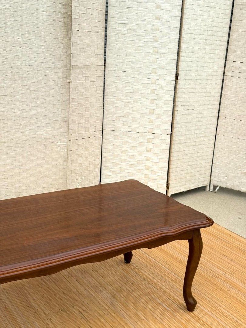 JAPAN SURPLUS ELEGANT DESIGN CENTER TABLE IN GOOD CONDITION (Category: Tables & Sets) located in Bulacan. Submitted by monmon555 (Listing ID 1468440504, Image 2). Description: JAPAN SURPLUS ELEGANT DESIGN CENTER TABLE IN GOOD CONDITION SIZE: 16.5H x 47 x 23W inches.