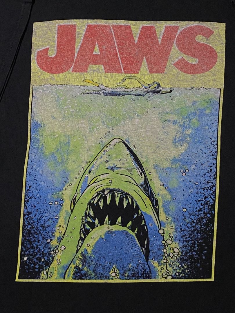 Jaws | horror shirt (Category: Tshirts & Polo Shirts ) located in Las Pinas. Submitted by all_details_posted (Listing ID 1468434776, Image 3). Description: crackprints, cr 8/10.
