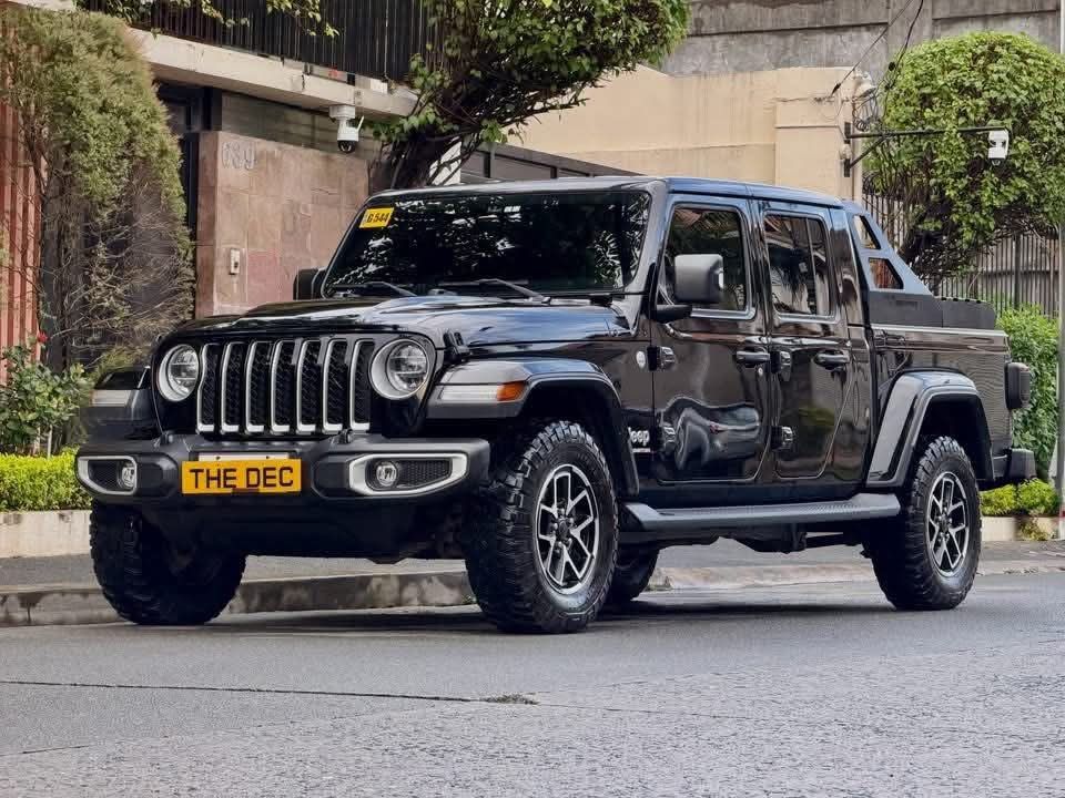 Jeep Gladiator Overland Auto (Category: Used Cars) located in Manila. Submitted by quality_cars (Listing ID 1468479128, Image 2). Description: FOR SALE - Guaranteed Best Buy! Brand: Jeep Model: Gladiator Overland Year Model: 2023 Model Transmission: Automatic Color: Black Fuel Type: Gas Mileage: 11K Legit Low Odo, Casa Maintained Ending Plate: “3” Tuesday Coding MY SELLING PRICE: 3,345,000 Negotiable Trade In Ok, Financing Ok All Stock Except for