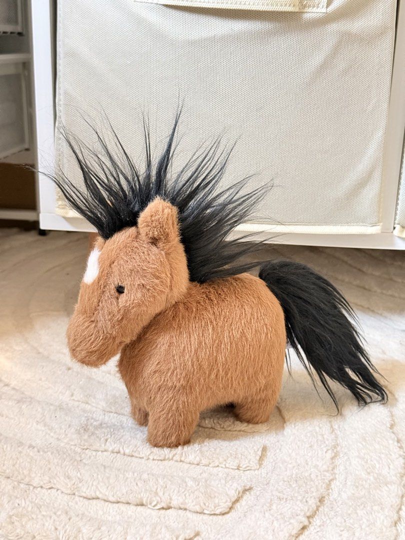 Jellycat clippy clop bay pony (Category: Plushies & Soft Toys) located in Tagaytay City. Submitted by denalycoco51 (Listing ID 1468284863, Image 2). Description: Please manage expectations before claiming! 💕 • NO REFUND / NO EXCHANGE — all sales are final. • ITEM CONDITION: Good as new, Only used for display. • Authenticity guaranteed, Retired • Please check all photos & descriptions carefully. • Payment within 24 hours unless otherwise agreed. 