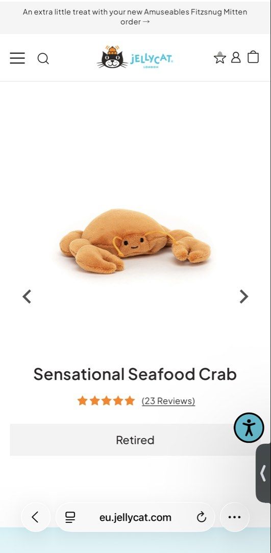 Jellycat seafood bundle (Category: Plushies & Soft Toys) located in Tagaytay City. Submitted by denalycoco51 (Listing ID 1468284282, Image 2). Description: Please manage expectations before claiming! 💕 • NO REFUND / NO EXCHANGE — all sales are final. • ITEM CONDITION: Good as new, Only used for display. • Authenticity guaranteed, Retired • Please check all photos & descriptions carefully. • Payment within 24 hours unless otherwise agreed. • Rese
