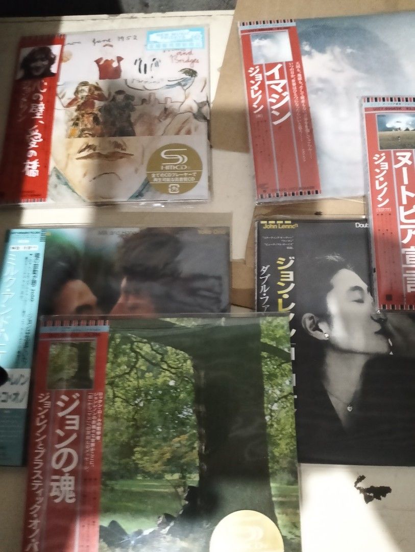 John Lennon SHM-CD mini LP collection (Category: CDs & DVDs) located in Manila. Submitted by jhenaloymerchandise (Listing ID 1468432860, Image 1). Description: John Lennon SHM-CD mini LP collection = ₱20,000 set Imagine Plastic ono band live peace in Toronto Walls and bridges double fantasy milk and honey 2025 released all made in Japan.