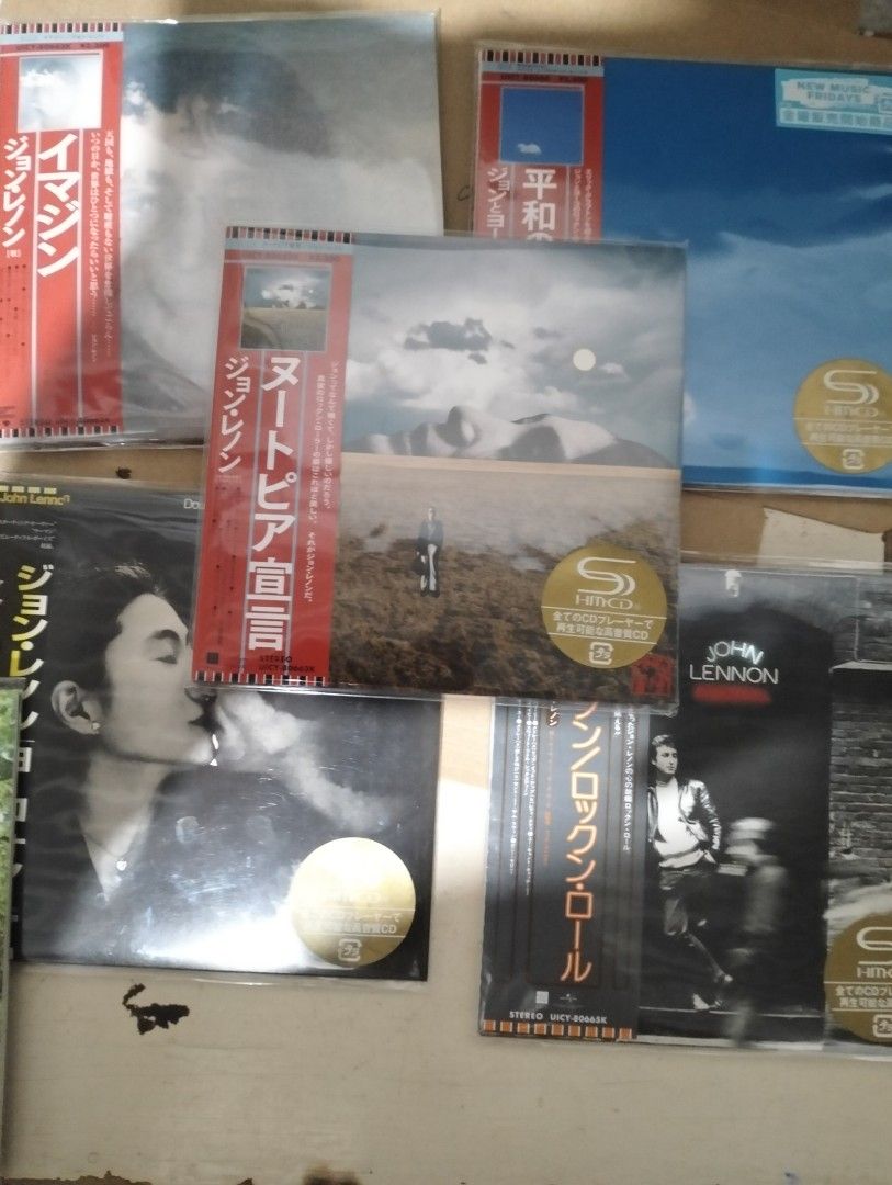 John Lennon SHM-CD mini LP collection (Category: CDs & DVDs) located in Manila. Submitted by jhenaloymerchandise (Listing ID 1468432860, Image 2). Description: John Lennon SHM-CD mini LP collection = ₱20,000 set Imagine Plastic ono band live peace in Toronto Walls and bridges double fantasy milk and honey 2025 released all made in Japan.