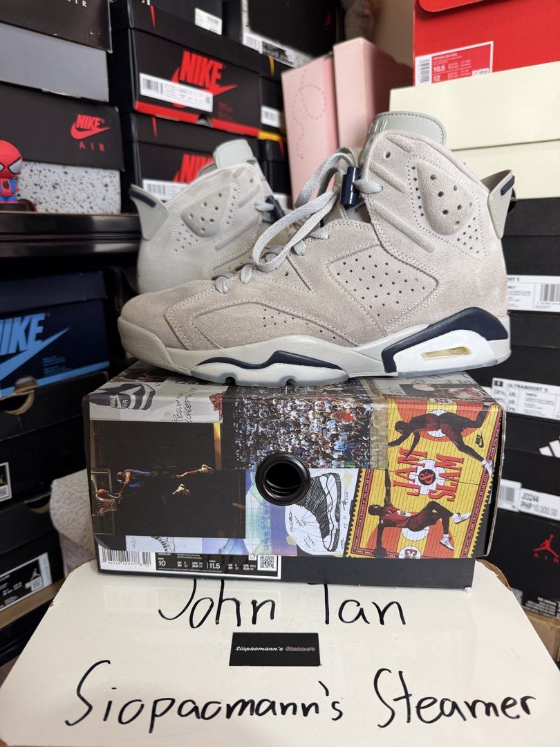 Jordan 6 Georgetown Size 10 Us Mens (Category: Sneakers) located in Quezon City. Submitted by siopaomann (Listing ID 1468352546, Image 1). Description: For Sale Jordan 6 Georgetown Size 10 US Mens Condition: Used Price: 6,500 Only Message for purchase and condition pics lalamove/grab/lbc Quezon City Location Near LRT 2 Anonas Station Siopaomann’s steamer on IG.