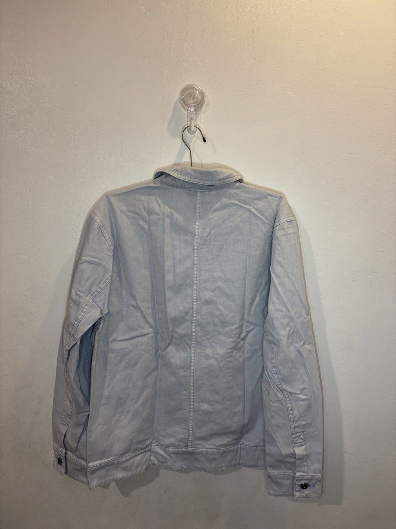 JORDAN ESSENTIALS CHICAGO JACKET (Category: Coats, Jackets and Outerwear) located in Makati City. Submitted by sweetfitforyouph1200 (Listing ID 1468448113, Image 3). Description: Air jordan Chicago jacket Washed blue Like new legit 9k srp.