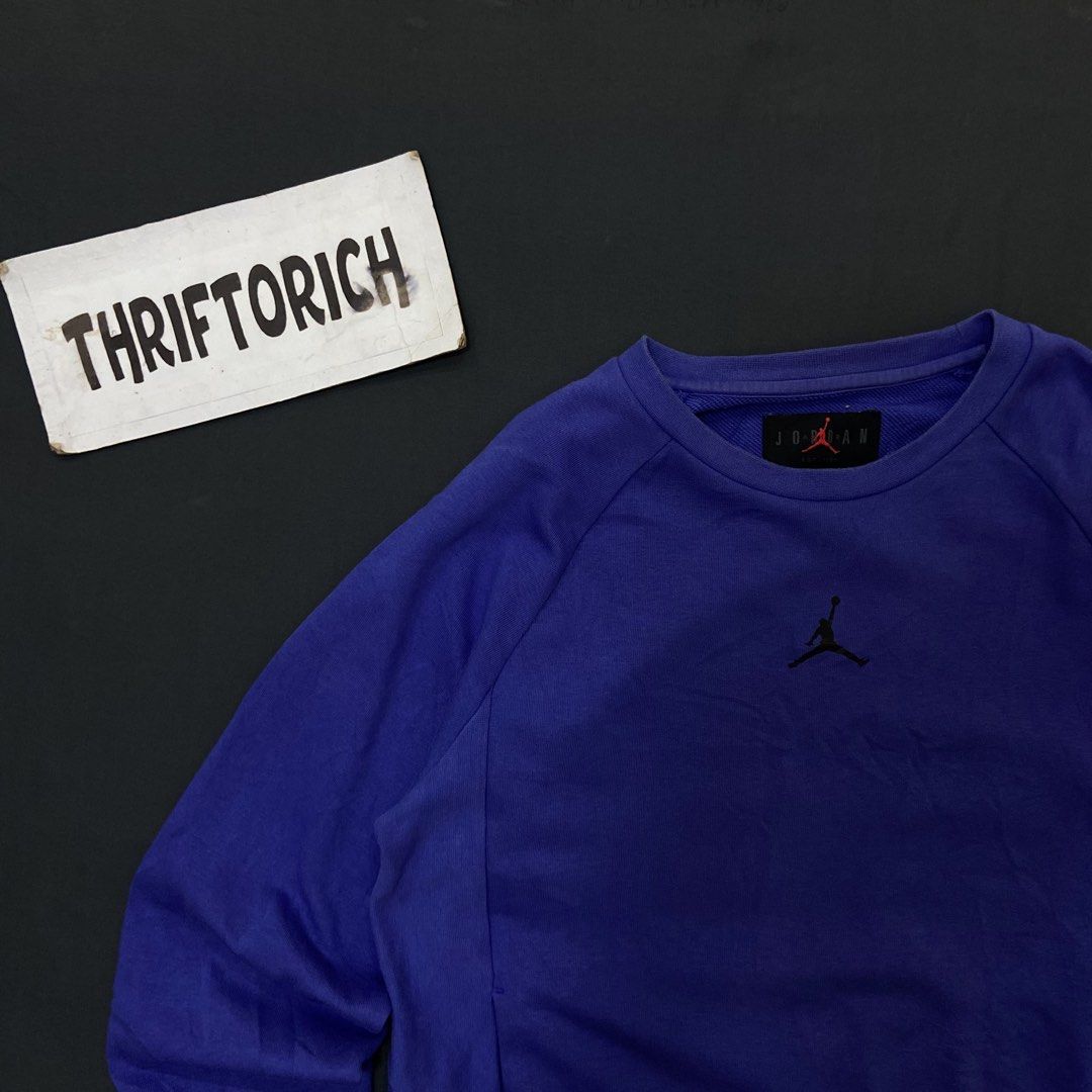JORDAN MID LOGO PURPLE SWEATSHIRT (Category: Hoodies) located in Manila. Submitted by ivan_carbungco (Listing ID 1468454917, Image 2). Description: JORDAN MID LOGO PURPLE SWEAT SHIRT 20 by 25.5 GOOD CONDITION NEED WASH COMPLETE TAGS ₱1k CLAIM.