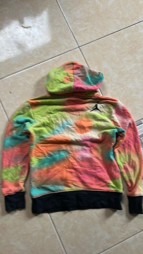 KIDS Jordan Tie-Dye Pullover Hoodie (Category: Babies & Kids Fashion) located in General Santos City (Dadiangas). Submitted by moana_thrifts (Listing ID 1468351846, Image 3). Description: *Color might be different in person due to camera settings/lighting* *No cancelling/exchange of items* *Shipping via J&T*.