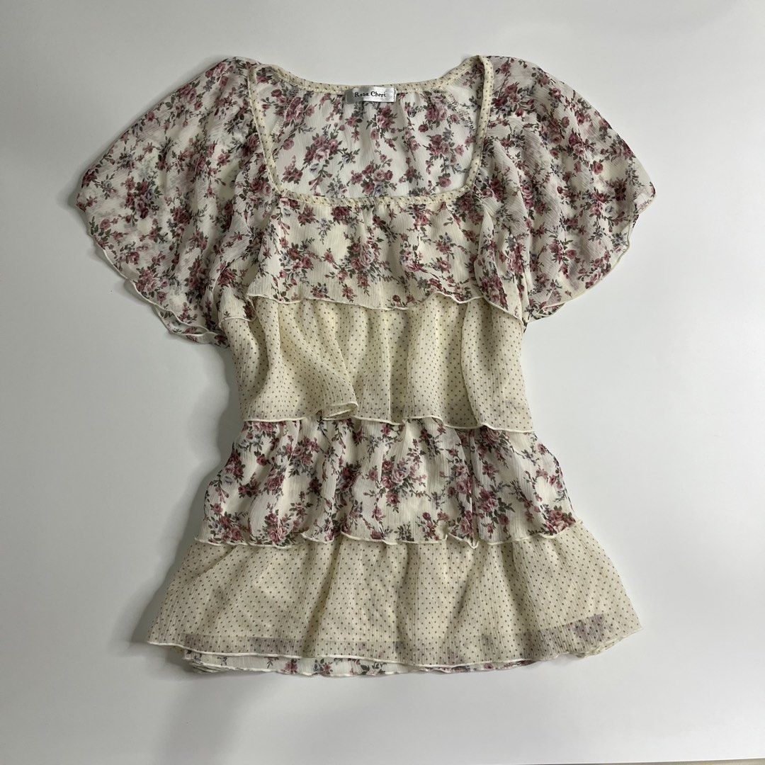 jp rosa cheri coquette layered top (Category: Blouses) located in Cavite. Submitted by kaoruinthe.attic (Listing ID 1468306848, Image 1). Description: .
