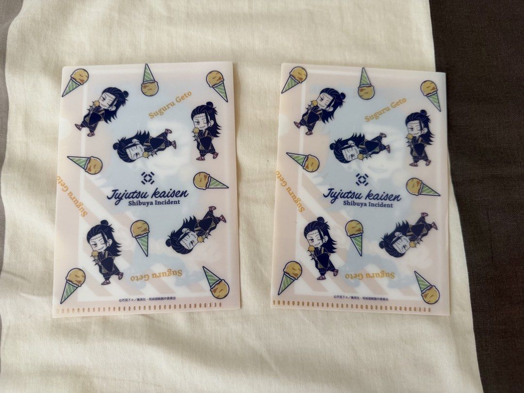 Jujutsu Kaisen daiso - Suguru Geto mini folder (Category: Action & Battle Toys) located in Santa Rosa. Submitted by letitgoshiko123 (Listing ID 1468344734, Image 2). Description: 60 each 100 if get both — Read first! — mop: Gcash or Maya payment first mod: lalamove, J&T no rush shipping pls! Shipping fee is NOT included and must be shouldered by the buyer I can also do meet-ups on the ff: (50% DP required) -SM Sta. Rosa Laguna -Festival Mall Alab