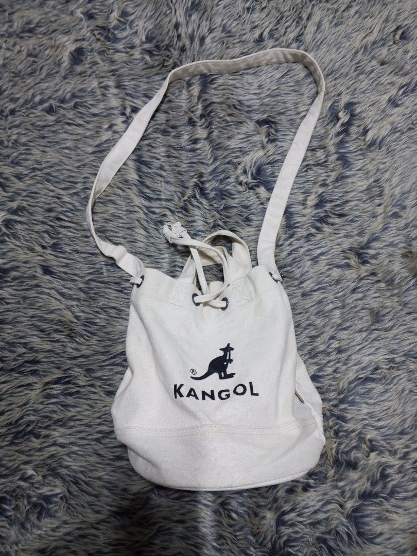 KANGOL AMBER CANVAS BUCKET BAG (Category: Sling Bags) located in Manila. Submitted by pagatpatan59259 (Listing ID 1468284430, Image 1). Description: KANGOL AMBER CANVAS BUCKET BAG Price: 750.
