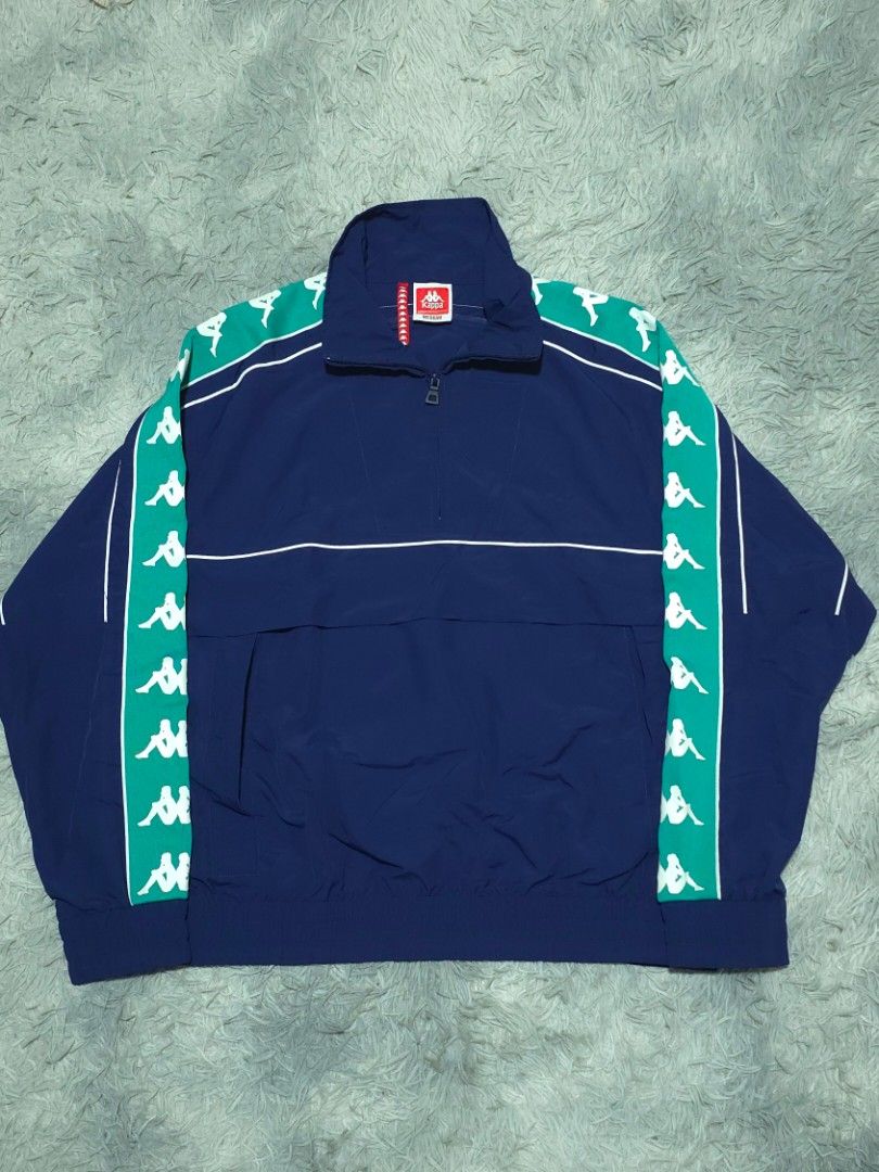 Kappa Windbreaker Jacket (Category: Coats, Jackets and Outerwear) located in Abulug. Submitted by humanwhosellthings (Listing ID 1468448256, Image 1). Description: ✅️Size Medium on tag fit to XLarge ✅️24W x 27L ✅️Like New Condition ✅️No issue.