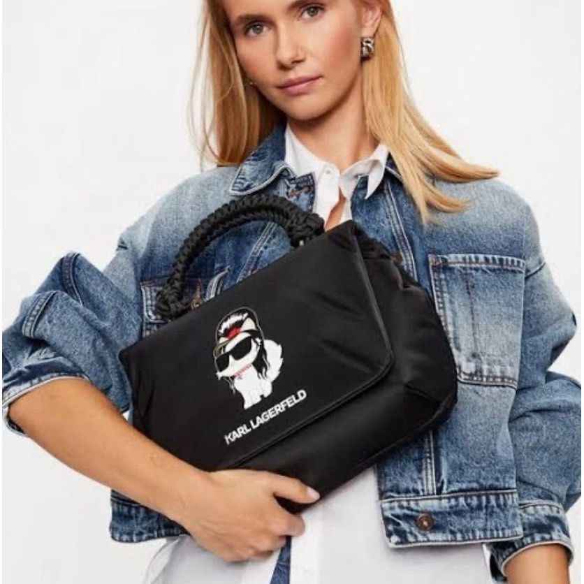 Karl 2 way bag (Category: Cross-body Bags) located in Cavite. Submitted by littlesweetshop (Listing ID 1468309864, Image 1). Description: s i n g a p o r e quality Mop gcash Plus sf.