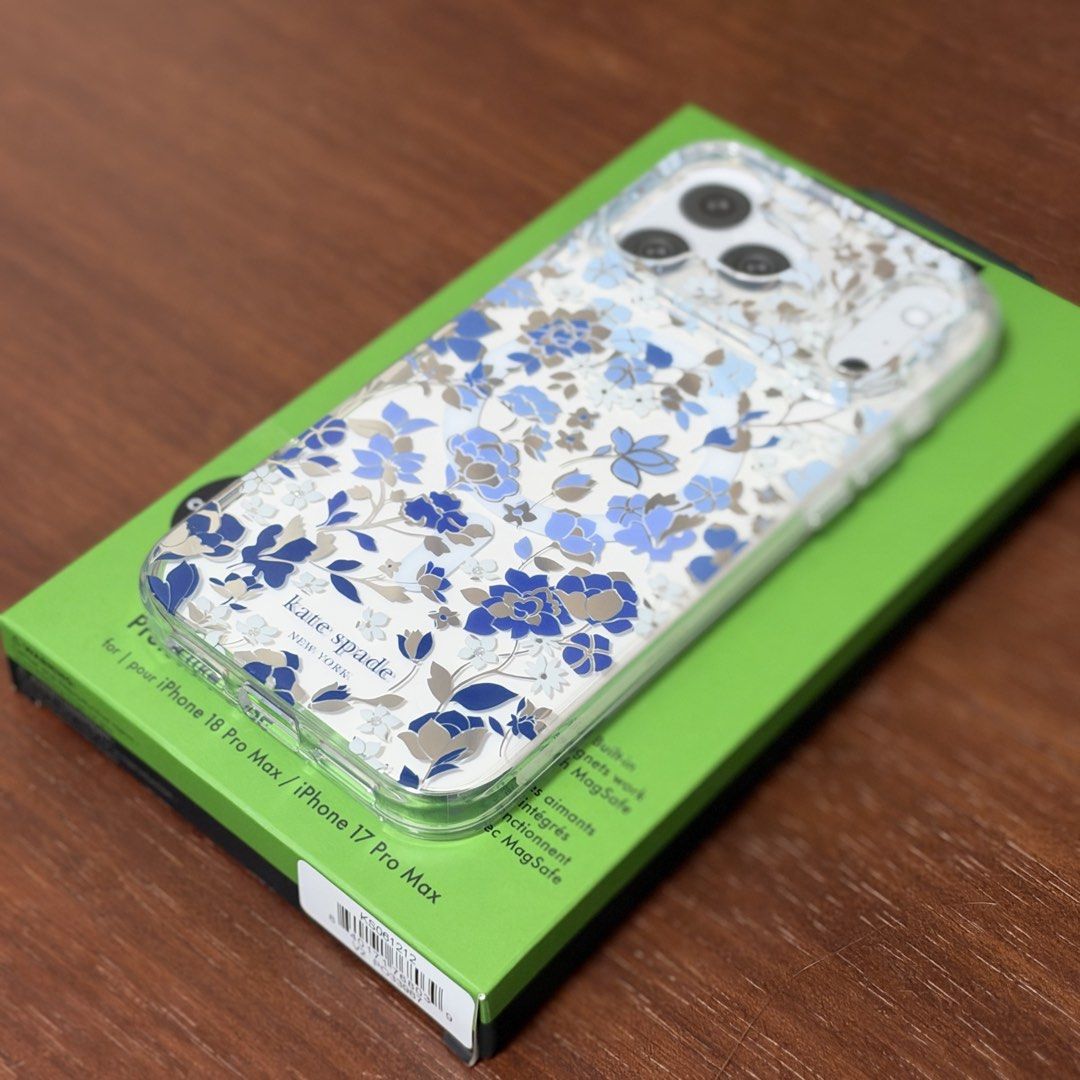 Kate Spade Case for 17/18 Pro Max (Category: Cases & Sleeves) located in General Trias. Submitted by decluttergemz (Listing ID 1468414645, Image 2). Description: Fitted only. Orig price: 2690 Selling it for 2k nalang!.