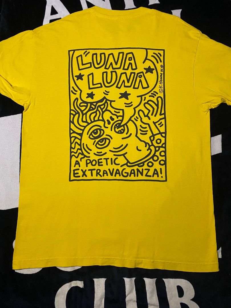 Keith Haring x Luna Luna shirt (Category: Tshirts & Polo Shirts ) located in Las Pinas. Submitted by all_details_posted (Listing ID 1468428830, Image 1). Description: hairlines.