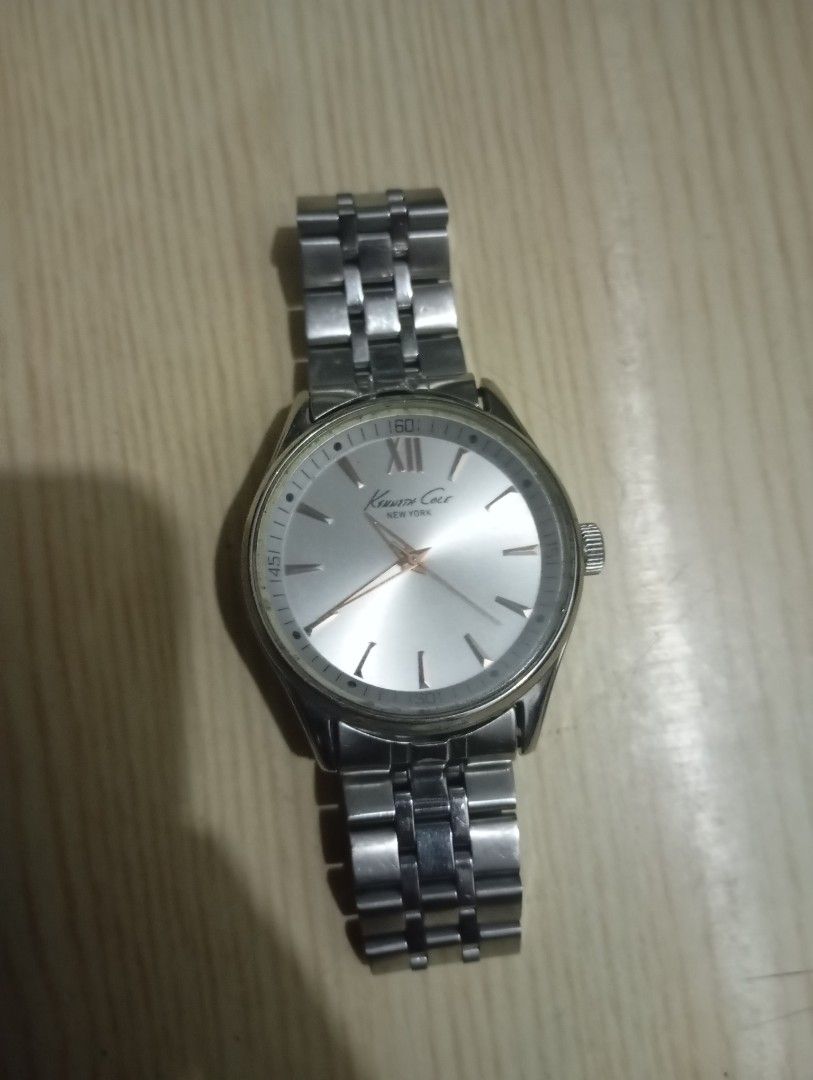 Kenneth Cole (Category: Men's Watches) located in Las Pinas. Submitted by quick_deals_great_finds2 (Listing ID 1468434931, Image 2). Description: Original good working condition Quartz with battery 38mm fits wrist 7 inches.