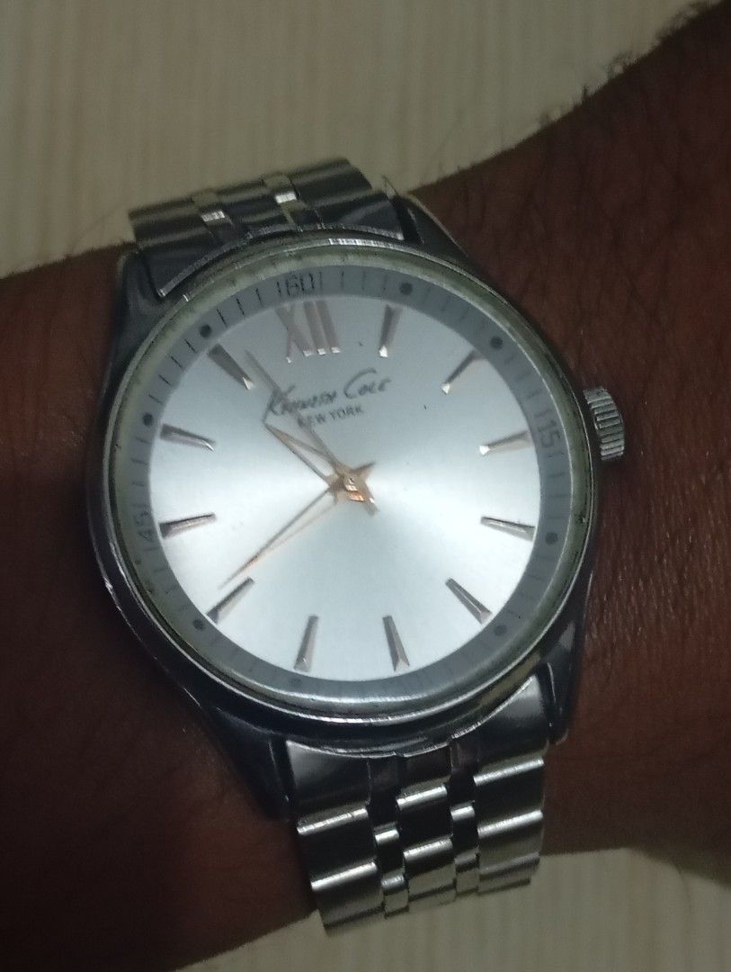 Kenneth Cole (Category: Men's Watches) located in Las Pinas. Submitted by quick_deals_great_finds2 (Listing ID 1468434931, Image 3). Description: Original good working condition Quartz with battery 38mm fits wrist 7 inches.