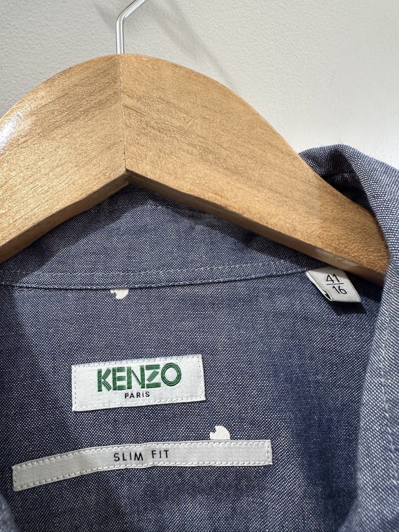 Kenzo Button Down Shirt (Category: Formal Shirts) located in Baguio. Submitted by .daryl (Listing ID 1468345505, Image 2). Description: Fits small to medium 21 width 29 length .