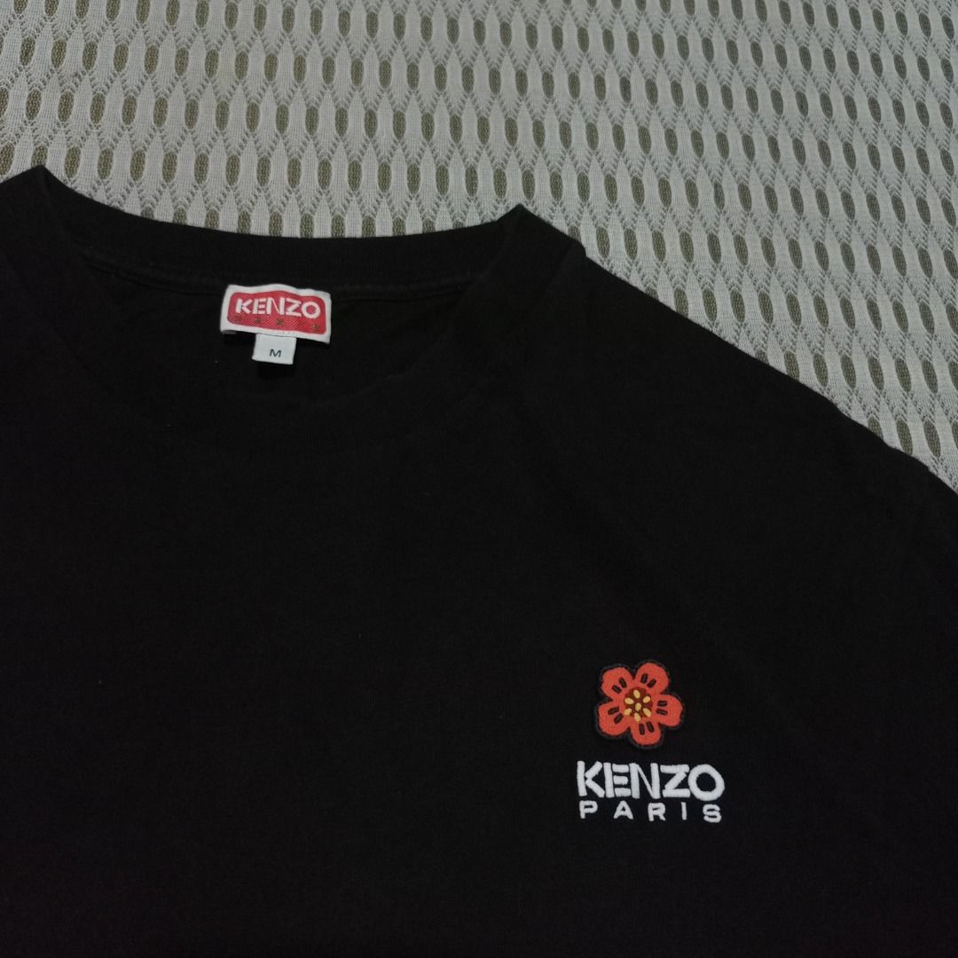 Kenzo Nigo Boke Flower Crest (Category: Shirts) located in General Santos City (Dadiangas). Submitted by collection_9500 (Listing ID 1468477841, Image 2). Description: Kenzo Nigo Boke Flower Crest 21 x 29 Large Excellent except minimalbleachstain Gensan loc Pm for inquiries All are thrifted items.