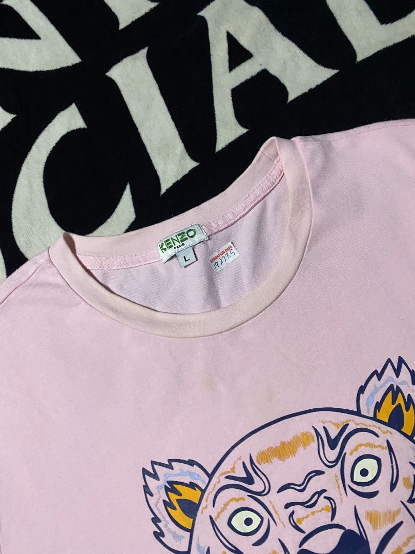 Kenzo pink shirt (Category: Tshirts & Polo Shirts ) located in Las Pinas. Submitted by all_details_posted (Listing ID 1468437773, Image 3). Description: yellowish neckline, marumi.