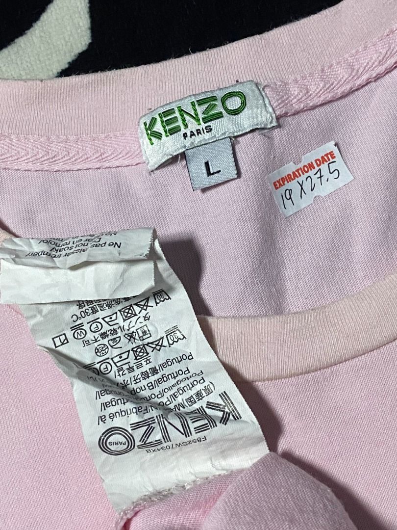 Kenzo pink shirt (Category: Tshirts & Polo Shirts ) located in Las Pinas. Submitted by all_details_posted (Listing ID 1468437773, Image 2). Description: yellowish neckline, marumi.