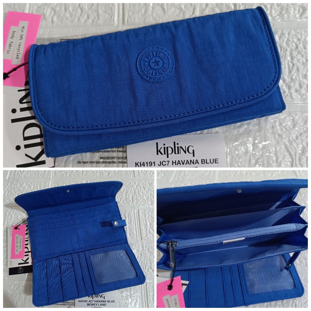 Kipling Money Land Snap Wallet (Category: Wallets & Card holders) located in Mandaluyong City. Submitted by sheila_snapshoppe (Listing ID 1468343376, Image 2). Description: 💯% guaranteed original bought in Kipling US 🇺🇸 Kipling Money Land Snap Wallet size: 7.25" x 4" x 1".