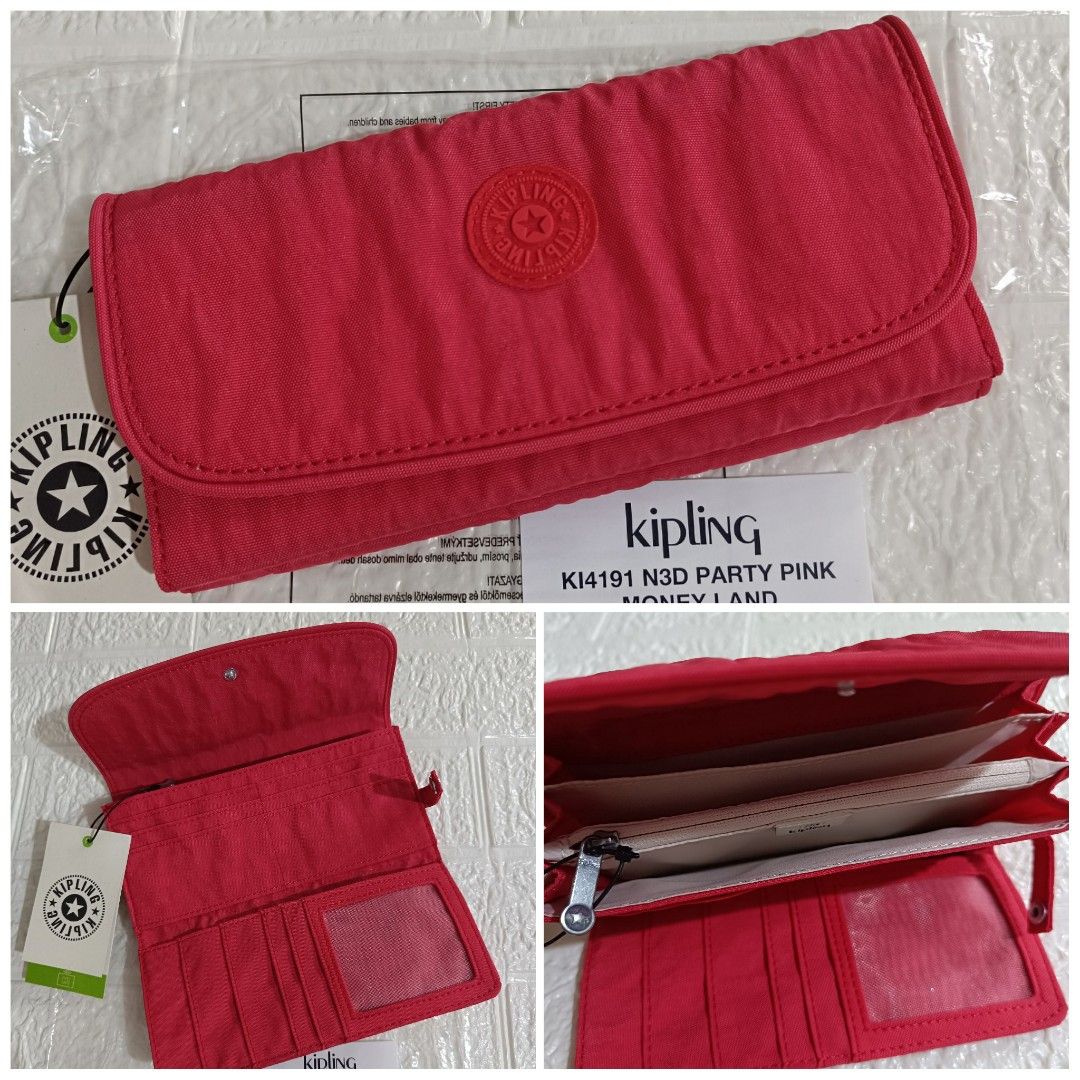 Kipling Money Land Snap Wallet (Category: Wallets & Card holders) located in Mandaluyong City. Submitted by sheila_snapshoppe (Listing ID 1468343376, Image 3). Description: 💯% guaranteed original bought in Kipling US 🇺🇸 Kipling Money Land Snap Wallet size: 7.25" x 4" x 1".