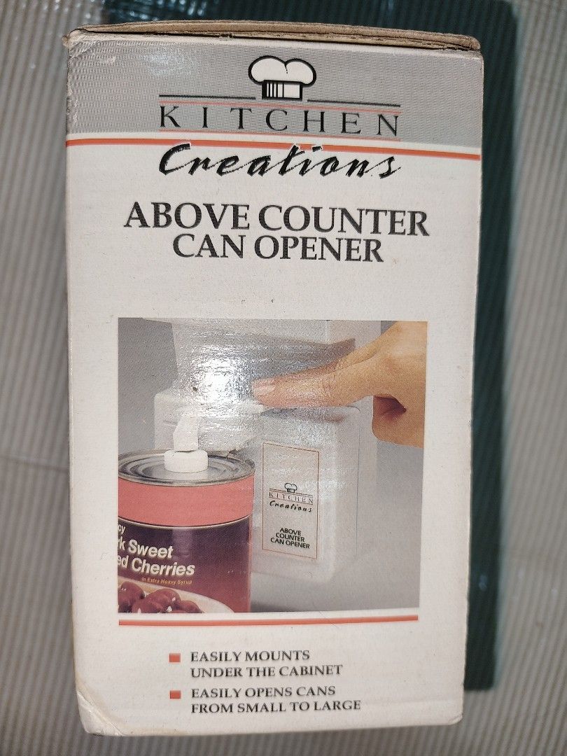Kitchen Creations Above Counter Can Opener (Category: Looking For) located in Caloocan City. Submitted by surplusandbnewshop (Listing ID 1468320857, Image 2). Description: .